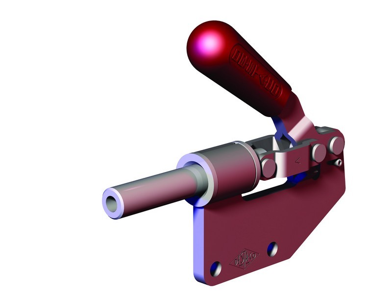 DESTACO 609-B Schubstangenspanner Standard  Haltekraft 1300N, Hub 32mm - 609-B Schubstangenspanner Standard - Fuss gerade