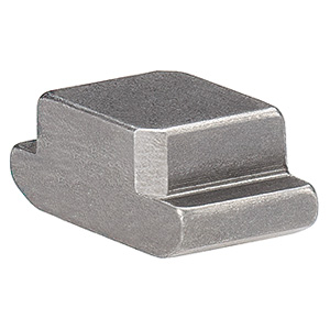 Halder 23020.0721 Mutter für T-Nuten >Rhombus - Rohling< Nutenmaß 22 - Muttern fuer T-Nuten -Rhombus - Rohling- Mutter fuer T-Nuten -Rhombus - Rohling- - Nutenmass 8