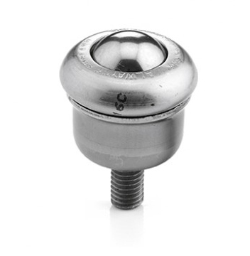 Leschhorn 1003-598 Topf Gewindekugelrolle, Form A: Gehäuse, Kugel Edelstahl, Kugel-Ø 25,4mm, Gewinde M8X33 - LE71555 Topf Gewindekugelrolle - Gehaeuse und Kugel EDELSTAHL ROSTFREI - Bild 6