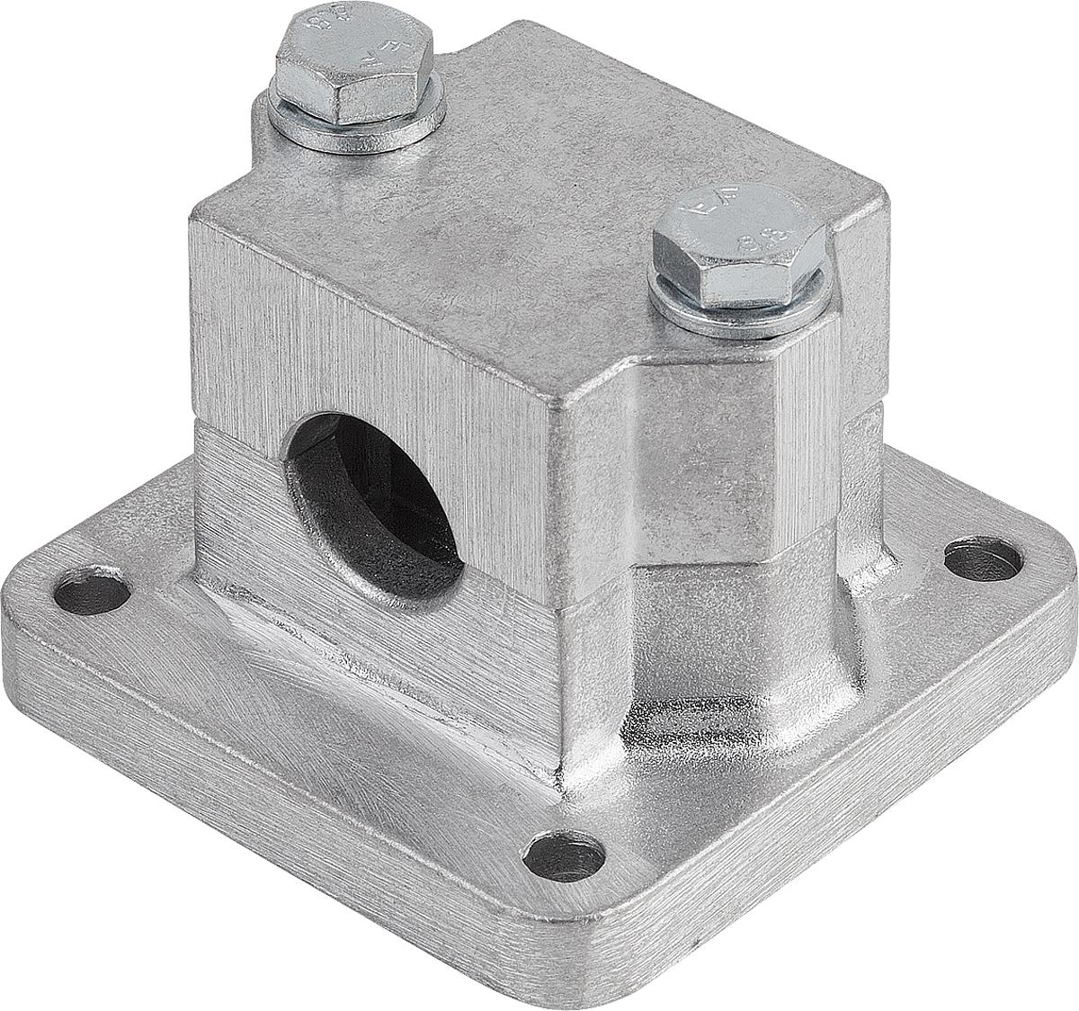 Kipp K0479.5220 FLANSCHKLEMMSTÜCK ALUMINIUMGUSS, A=20,2 - K0479-5220 FLANSCHKLEMMSTUECK ALUMINIUMGUSS - A 20-2