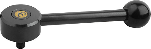 Kipp K0114.1081X15 FLACHSPANNHEBEL GR.1  M8X15 - KIPP K0114-0 Flachspannhebel mit Aussengewinde - 0 G
