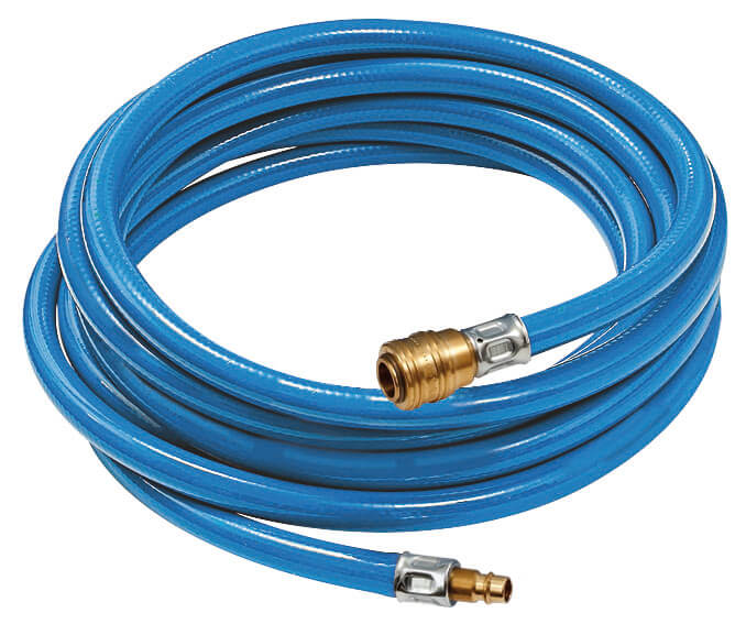 RIEGLER DSB9-5 Werkstattschlauch-Set, Schnellverschlusskpl., Schl.-ø 14,5x9, 5 m - LE71512 DSB9-5 Soft PVC Werkstattschlauch Set