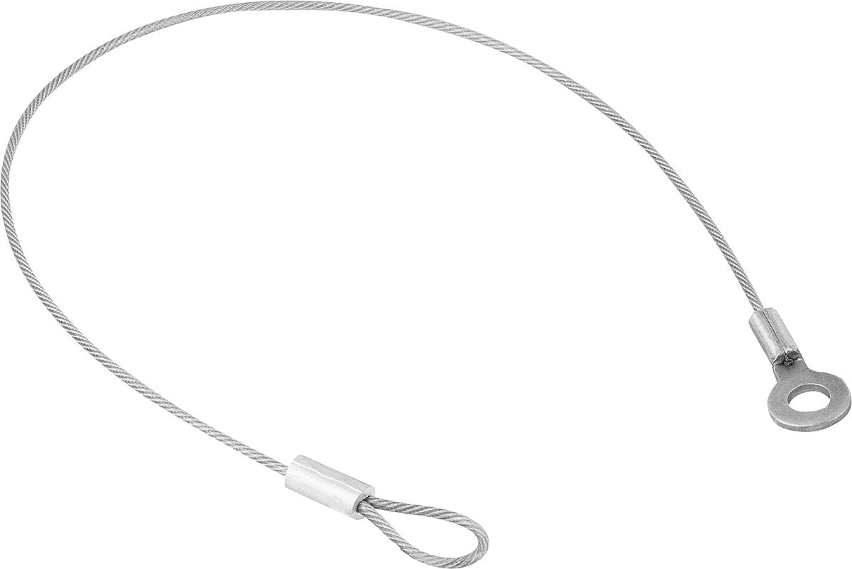 Kipp K0367.0150 HALTESEIL FORM:A MIT ÖSE U. QUETSCHKABELS. L=150, EDELSTAHL, KOMP:ALUMINIUM - K0367-0150 HALTESEIL FORM A MIT OESE UND QUETSCHKABELSCHUH L 150 - EDELSTAHL - KOMP ALUMINIUM