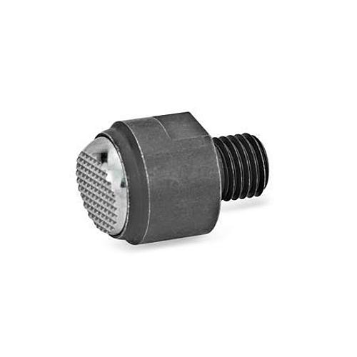 Ganter 709.1-13-M6-B PENDELELEMENT M. AUSSENGEWINDE, DRUCKFLÄCHE PLAN - GN 709-1 Pendelelemente - mit Gewindezapfen - Stahl-Abbildung