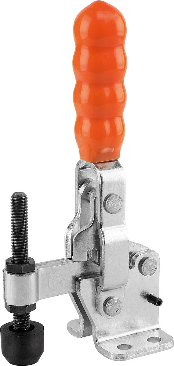 Kipp K0060.0250 SCHNELLSPANNER VERTIKAL, MIT WAAGRECHTEM FUSS, P=250 daN - K0060-0250 SCHNELLSPANNER VERTIKAL - MIT WAAGRECHTEM FUSS - P 250 daN