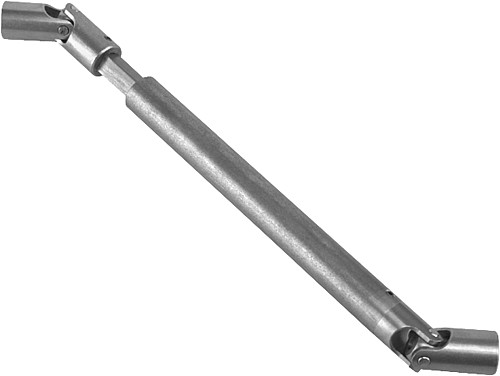 Leschhorn 09156.5-40x25 AUSZIEHBARE KREUZGELENKWELLE d1=25, d2= 40, ohne Nut, geschlossene Länge = 500mm, X= 140mm, mit Wellengelenke DIN 808 - LE 09156 Ausziehbare Kreuzgelenkwellen - Ausfuehrung grob