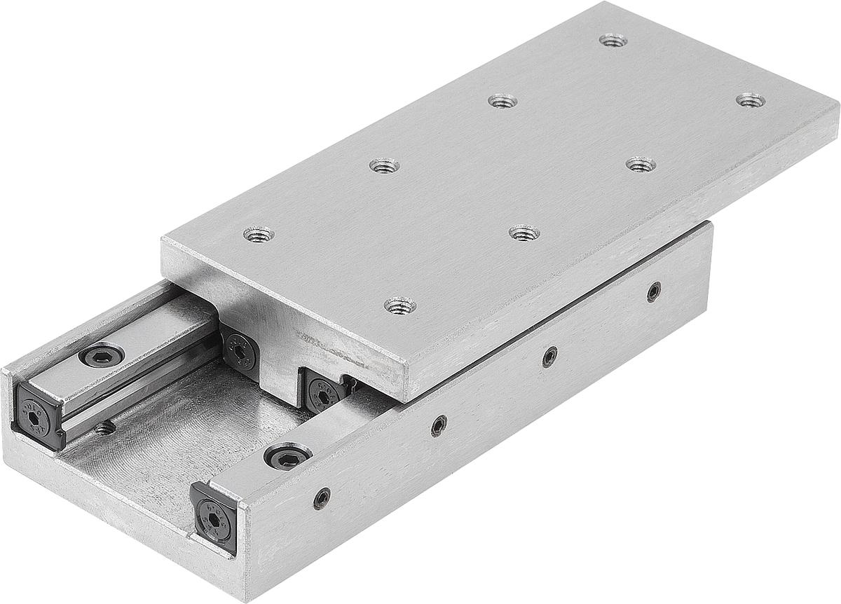 Norelem 21034-050105 PRÄZISIONS SCHLITTENFÜHRUNG, ROLLENGELAGERT, B=50, L=105 - 21034-050105 PRAEZISIONS SCHLITTENFUEHRUNG - ROLLENGELAGERT - B 50 - L 105