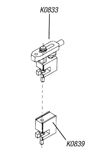 Kipp K0833.12105 SPANNPRATZE, SPANNANSATZ RUND SPANNANSATZ RUND - KIPP K0833 Spannpratzen Spannansatz rund