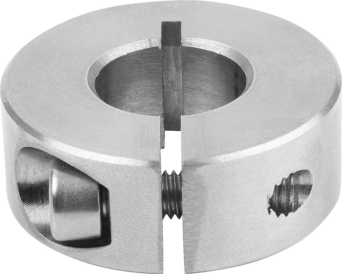 Norelem 07810-05002 KLEMMRING GESCHLITZT EDELSTAHL, BLANK, D1=50 - 07810-05002 KLEMMRING GESCHLITZT EDELSTAHL - BLANK - D1 50