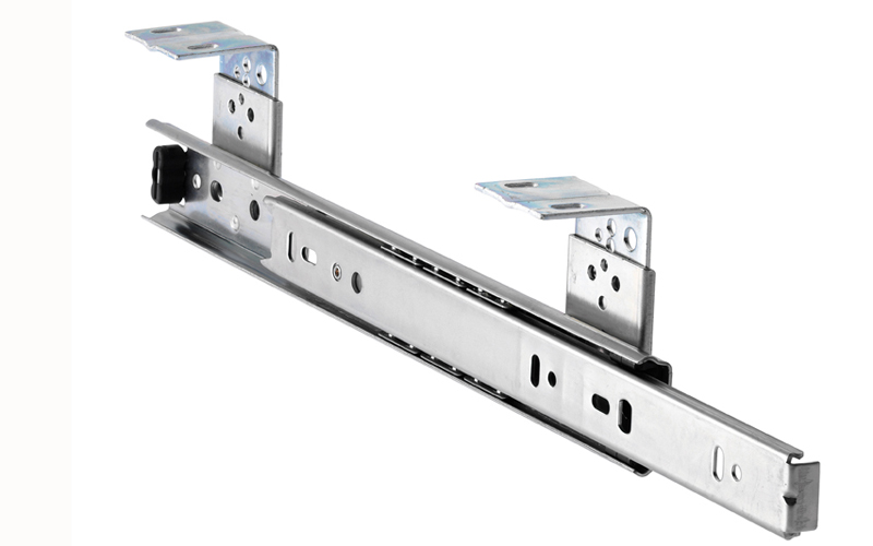 Accuride DZ2109-0030-2 Teleskopschienen 75% Teilauszug, 12,7x35, SL 300,TR 205, 35kg, hell verzinkt - 2109 Accuride Teleskopschiene