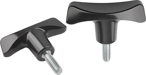 Kipp K0181.27006X18 T GRIFF  A=70  M6X18 - KIPP K0181-AG T Griffe - Aussengewinde