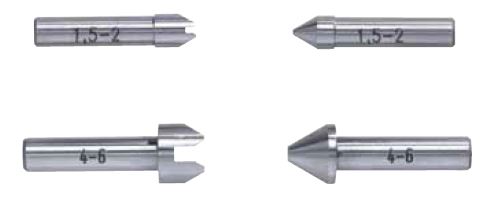 Helios Preisser 0870 909  Gewindeflanken-Einsätze für Außenmessung  metrisches ISO-Gewinde: Flankenmessung 60°, verwendbar für UNC, UNF 60°: 10-7, Steigung: 2,5 - 3,5 mm - Helios Preisser - 0870 Gewindeflanken-Einsaetze fuer Aussenmessung