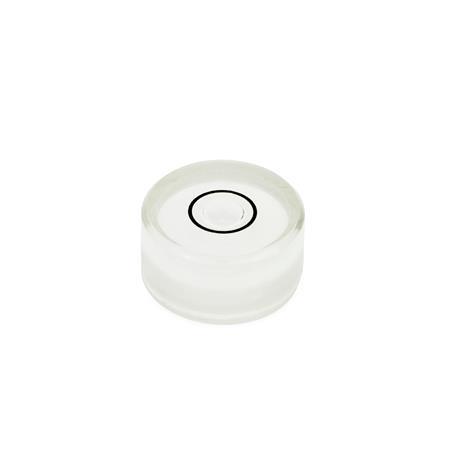 Ganter 2281-ALS-10-K-10-1 Libelleneinsätze - GN-2281-Libelleneinsaetze-KT-Kunststoff-weiss-ohne-Kontrastring-farblos-transparent