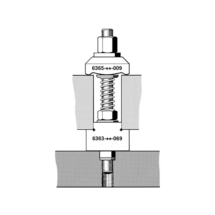 AMF 6365-12-009 Spanneisen, doppelt, Größe : 12, A: 20, B: 30, E: 48 - LE 6365- -009 Spanneisen - doppelt -Anwendung