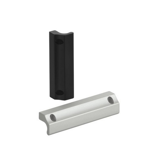 Leschhorn LG-06.F105.04  Aluminium Griffleisten A 105,  schwarz eloxiert - Leschhorn LG-06 Aluminium Griffleisten