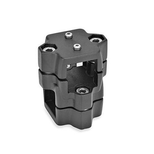 Ganter 134.1-B30-B30-2-SW Verfahrschlitten für Lineareinheiten, Aluminium - GN 134-1 Verfahrschlitten fuer Lineareinheiten - Aluminium-Abbildung
