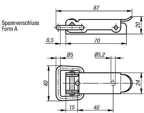 Spannverschlüsse mit Spannbügel