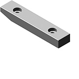 DIN 6885 Stahl C45+C Form A Passfedern, hohe Form, rundstirnig ohne  Bohrung(en), Standard